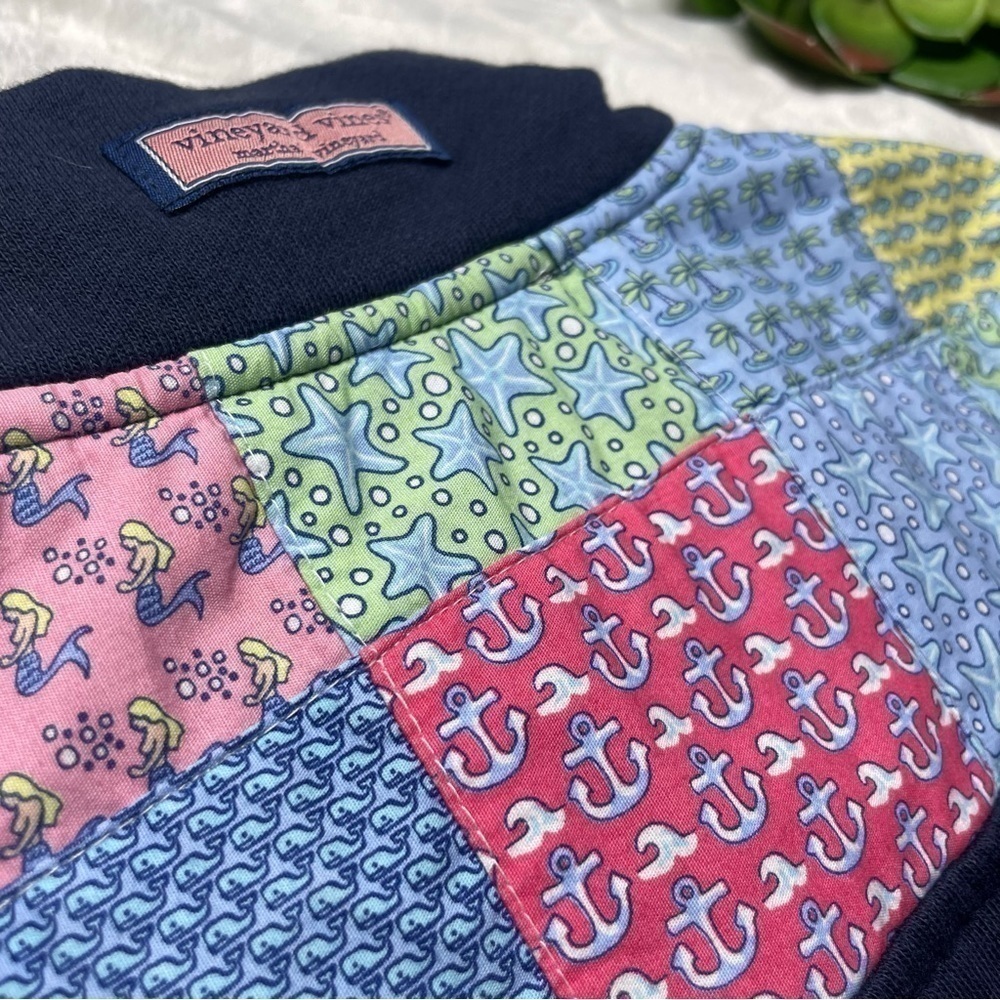 Vineyard Vines Classic Patchwork Quarter Zip Shep… - image 8